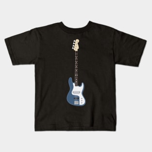 Blue Bass Guitar Kids T-Shirt